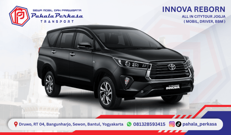 Sewa Mobil Innova Reborn di Yogyakarta dengan Driver & BBM
