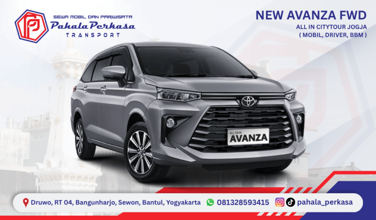Sewa Mobil New Avanza FWD di Yogyakarta dengan Driver & BBM