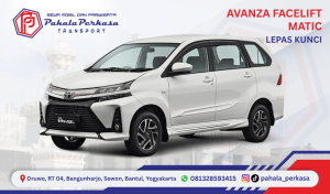 Sewa Mobil Avanza Facelift Matic Lepas Kunci di Yogyakarta