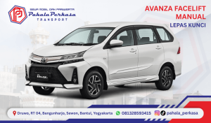 Sewa Mobil Avanza Facelift Manual Lepas Kunci di Yogyakarta