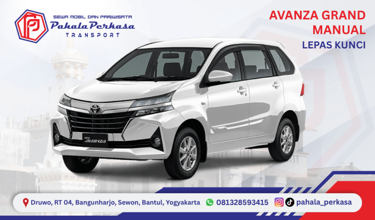 Sewa Mobil Avanza Grand Manual Lepas Kunci di Yogyakarta