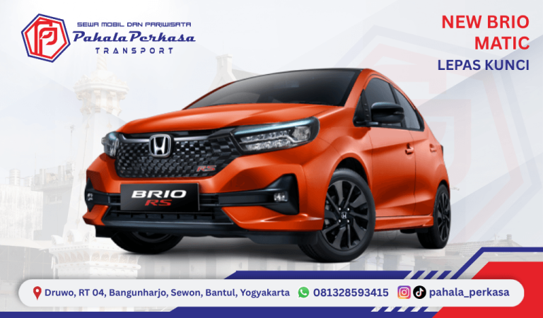 Sewa Mobil New Brio Matic Lepas Kunci di Yogyakarta