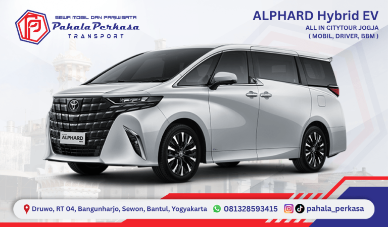 Sewa Mobil Alphard HEV di Yogyakarta dengan Driver & BBM