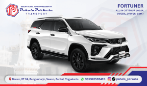 Sewa Mobil Fortuner di Yogyakarta dengan Driver & BBM
